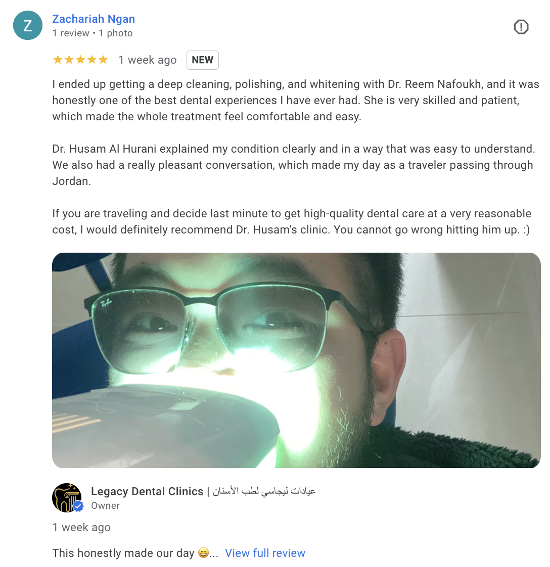 Is dental work good in Jordan?