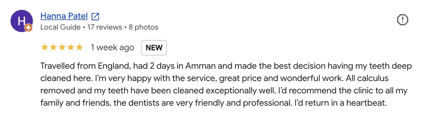 Why UK Visitors Trust Legacy Dental Clinics for Dental Cleaning and Cosmetic Dentistry in Amman